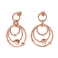 Style Bonding Rose Gold Plated Earrings-